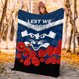 Geelong Cats ANZAC Day Blanket Indigenous Art