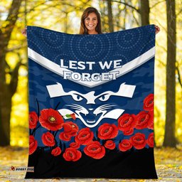 Geelong Cats ANZAC Day Blanket Indigenous Art