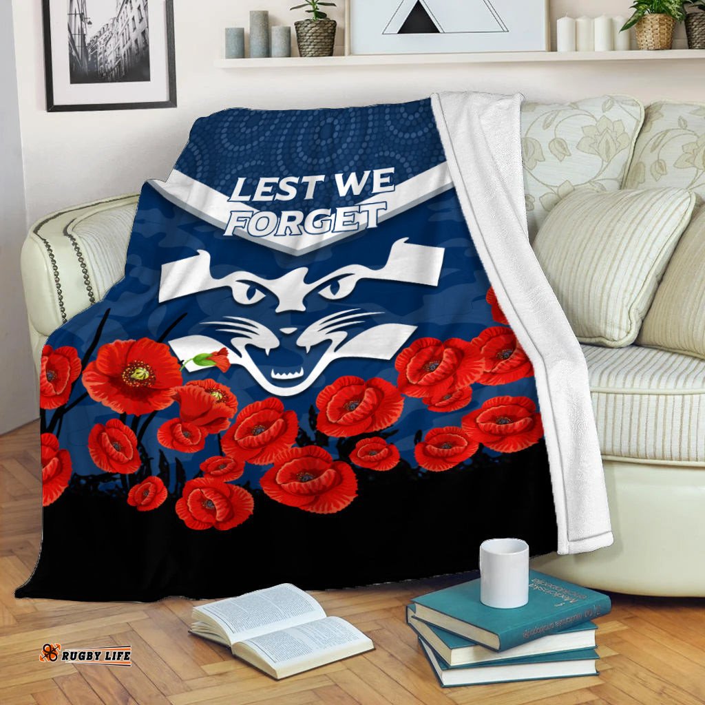 Geelong Cats ANZAC Day Blanket Indigenous Art