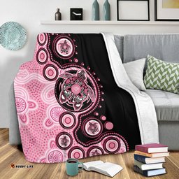 Amazing Aussie Australia Indigenous Turtle Aboriginal Dot Art Pink Blanket