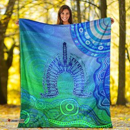 Aboriginal Torres Strait Islands Premium Blanket Wave Vibes