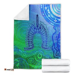 Aboriginal Torres Strait Islands Premium Blanket Wave Vibes