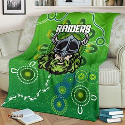 canberra raiders premium blanket indigenous country style