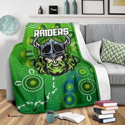 canberra raiders premium blanket indigenous country style