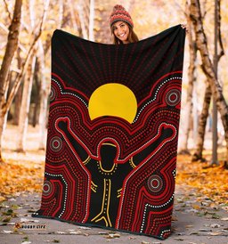 Amazing Aussie Australia Aboriginal Inspired The Sun Always Shines Blanket