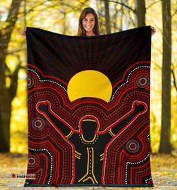 Amazing Aussie Australia Aboriginal Inspired The Sun Always Shines Blanket