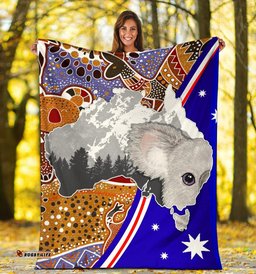 Amazing Aussie Australia Premium Australia Koala Blanket
