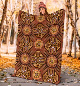 Premium Blanket Indigenous Patterns Ver04