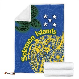 Amazing Aussie Australia South Sea Islanders Proud To Be Solomon Islander In Polynesian Pattern Inspired Blanket