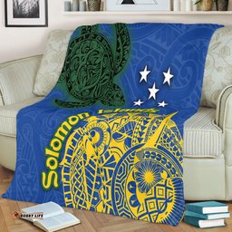 Amazing Aussie Australia South Sea Islanders Proud To Be Solomon Islander In Polynesian Pattern Inspired Blanket