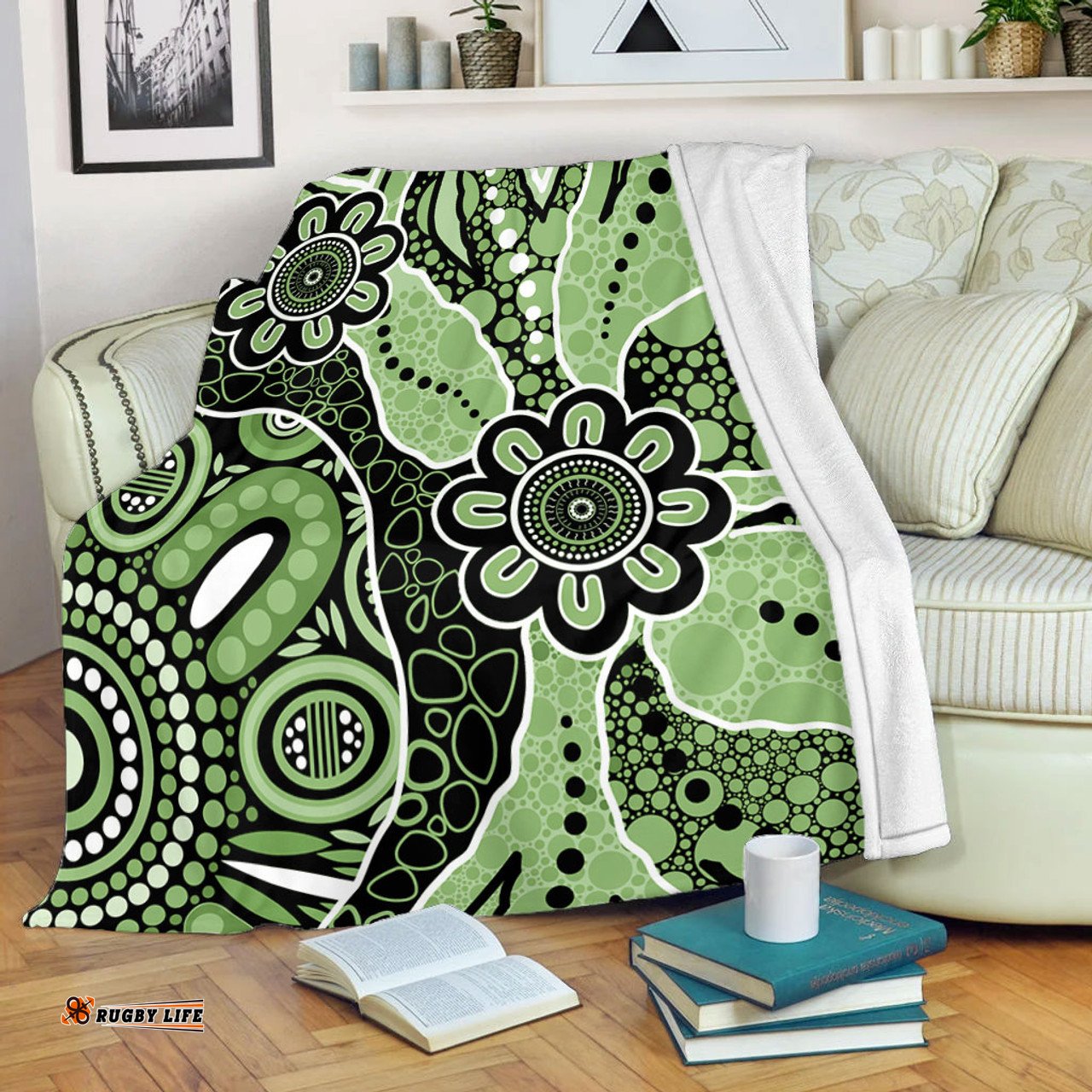Amazing Aussie Australia Aboriginal Design Art Blanket