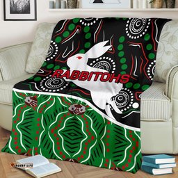 Rabbitohs Premium Blanket Aboriginal