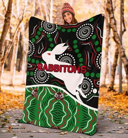 Rabbitohs Premium Blanket Aboriginal