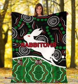 Rabbitohs Premium Blanket Aboriginal