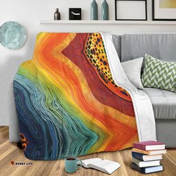 Australia Aboriginal Blanket - Australian Indigenous Aboriginal Art And Dot Painting Techniques Blanket