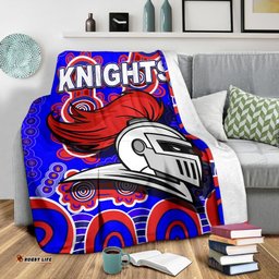 Newcastle Knights Premium Blanket Indigenous