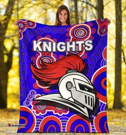 Newcastle Knights Premium Blanket Indigenous