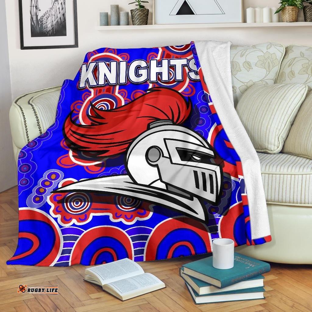 Newcastle Knights Premium Blanket Indigenous