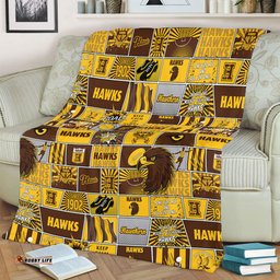 Amazing Aussie Hawthorn Legacy Of The Pride Comic Style Blanket