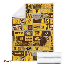 Amazing Aussie Hawthorn Legacy Of The Pride Comic Style Blanket