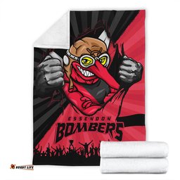 Amazing Aussie Essendon Breaking Through Fan Design Blanket