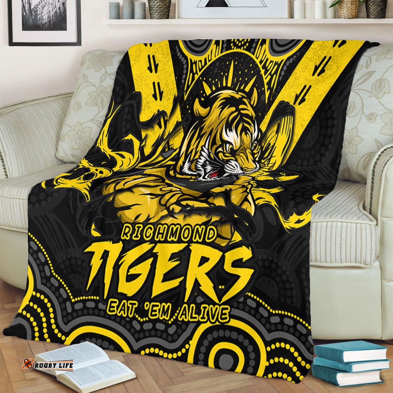 Amazing Aussie Richmond Ripped Legacy Of The Game Blanket