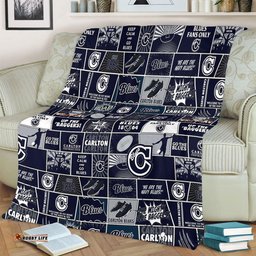 Amazing Aussie Carlton Legacy Of The Pride Comic Style Blanket