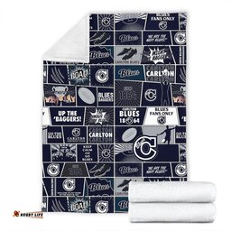 Amazing Aussie Carlton Legacy Of The Pride Comic Style Blanket