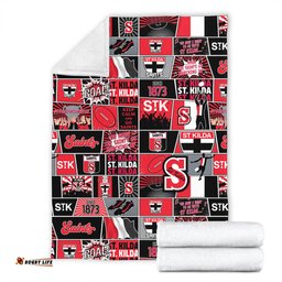 Amazing Aussie St Kilda Legacy Of The Pride Comic Style Blanket
