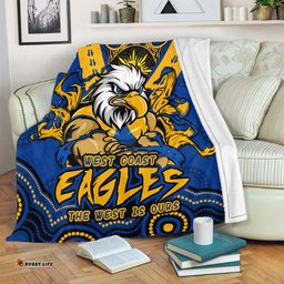 Amazing Aussie West Coast Eagles Ripped Legacy Of The Game Blanket