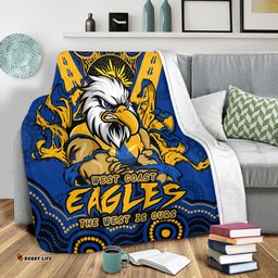 Amazing Aussie West Coast Eagles Ripped Legacy Of The Game Blanket