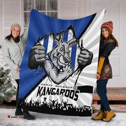 Amazing Aussie North Melbourne Breaking Through Fan Design Blanket