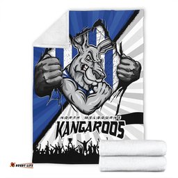 Amazing Aussie North Melbourne Breaking Through Fan Design Blanket