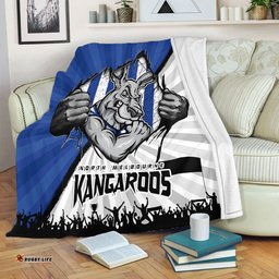 Amazing Aussie North Melbourne Breaking Through Fan Design Blanket