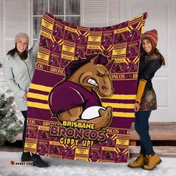 Amazing Aussie Brisbane Broncos Champion���s Pride Comic Style Blanket