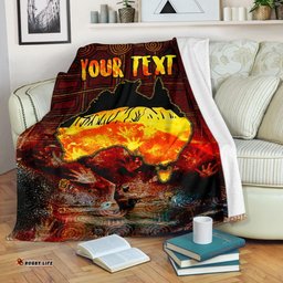 Amazing Aussie Australia Aboriginal Inspired Anangu Custodians Blanket