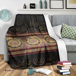 Amazing Aussie Australia Snake Dot Panting Art Blanket