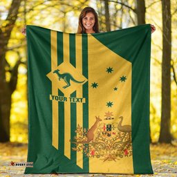 Amazing Aussie [Custom] Australia Australia Kangaroo Sign National Color Blanket