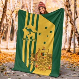 Amazing Aussie [Custom] Australia Australia Kangaroo Sign National Color Blanket