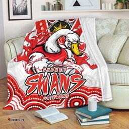 Amazing Aussie Sydney Swans Ripped Legacy Of The Game Blanket