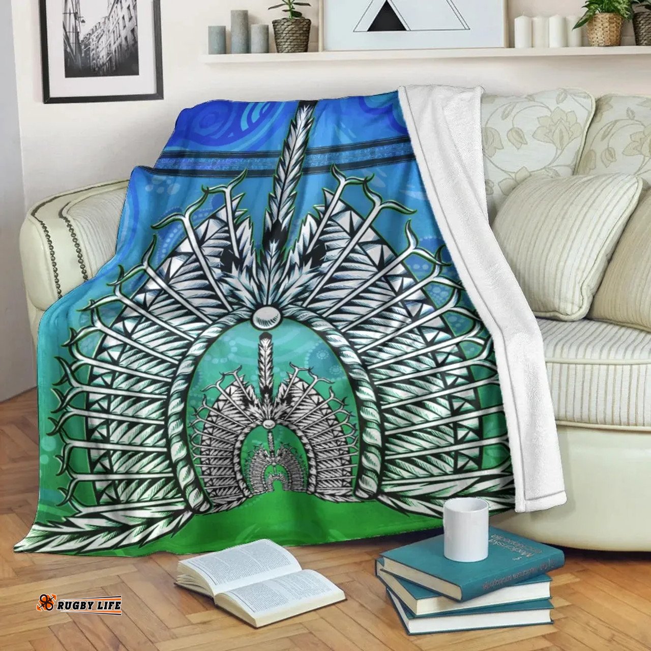 Amazing Aussie Australia Turtle Background With Dhari Mask Blanket