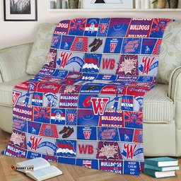 Amazing Aussie Western Bulldogs Legacy Of The Pride Comic Style Blanket