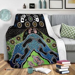 Amazing Aussie Australia Turtle���s Journey Through Dreamtime Blanket