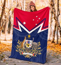 Amazing Aussie Australia Australian Coat Of Arms Flag Color Blanket