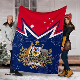 Amazing Aussie Australia Australian Coat Of Arms Flag Color Blanket