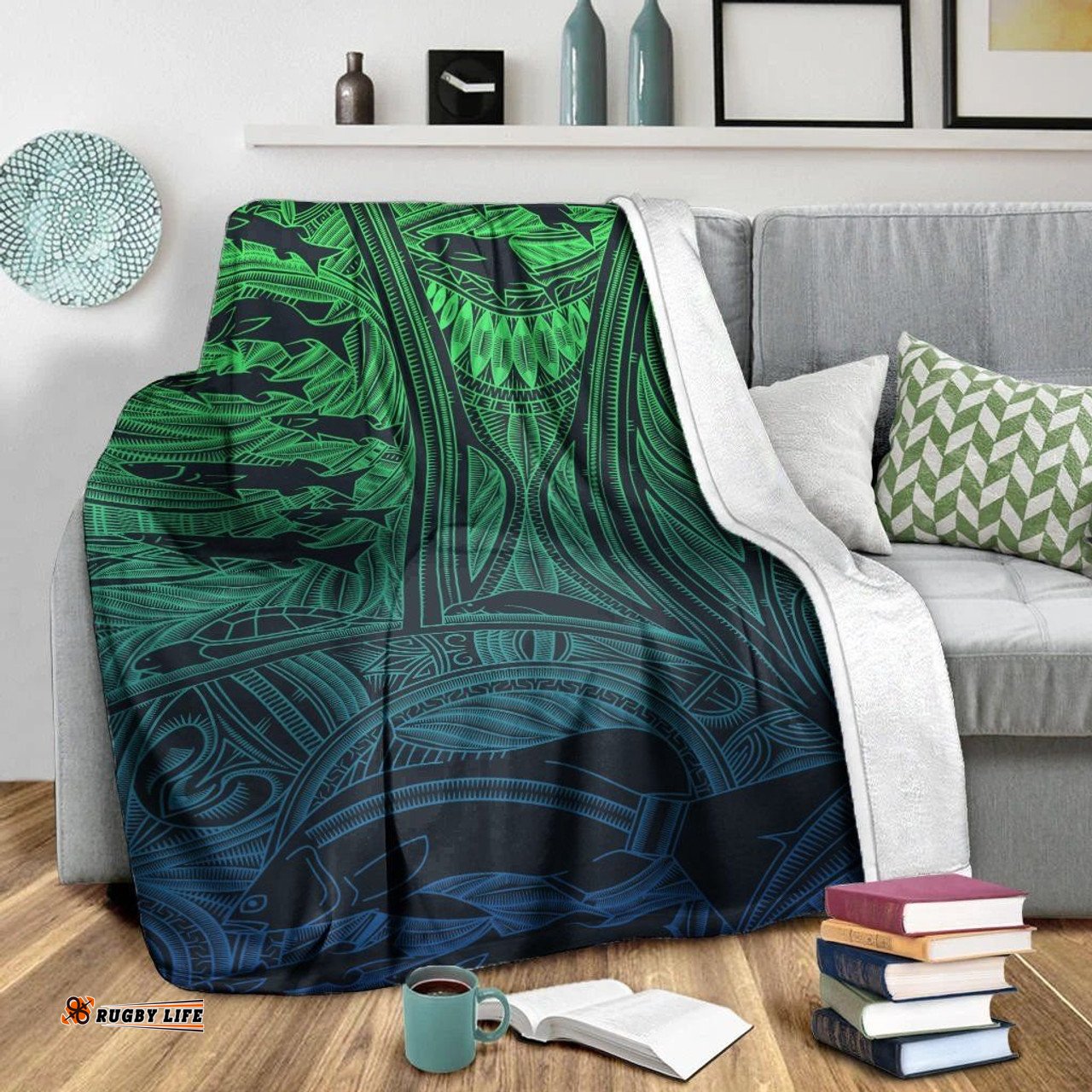 Amazing Aussie Australia Torres Strait Islanders Ocean Art Blanket