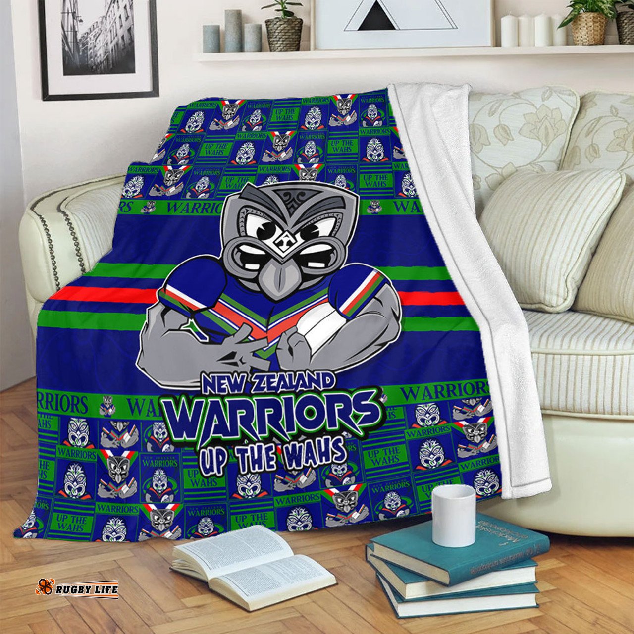 Amazing Aussie New Zealand Warriors Champion���s Pride Comic Style Blanket