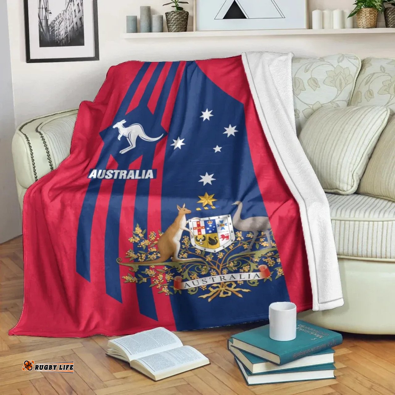 Amazing Aussie Australia Australia Kangaroo Sign Blanket