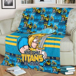 Amazing Aussie Gold Coast Titans Champion���s Pride Comic Style Blanket