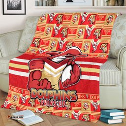 Amazing Aussie Redcliffe Dolphins Champion���s Pride Comic Style Blanket